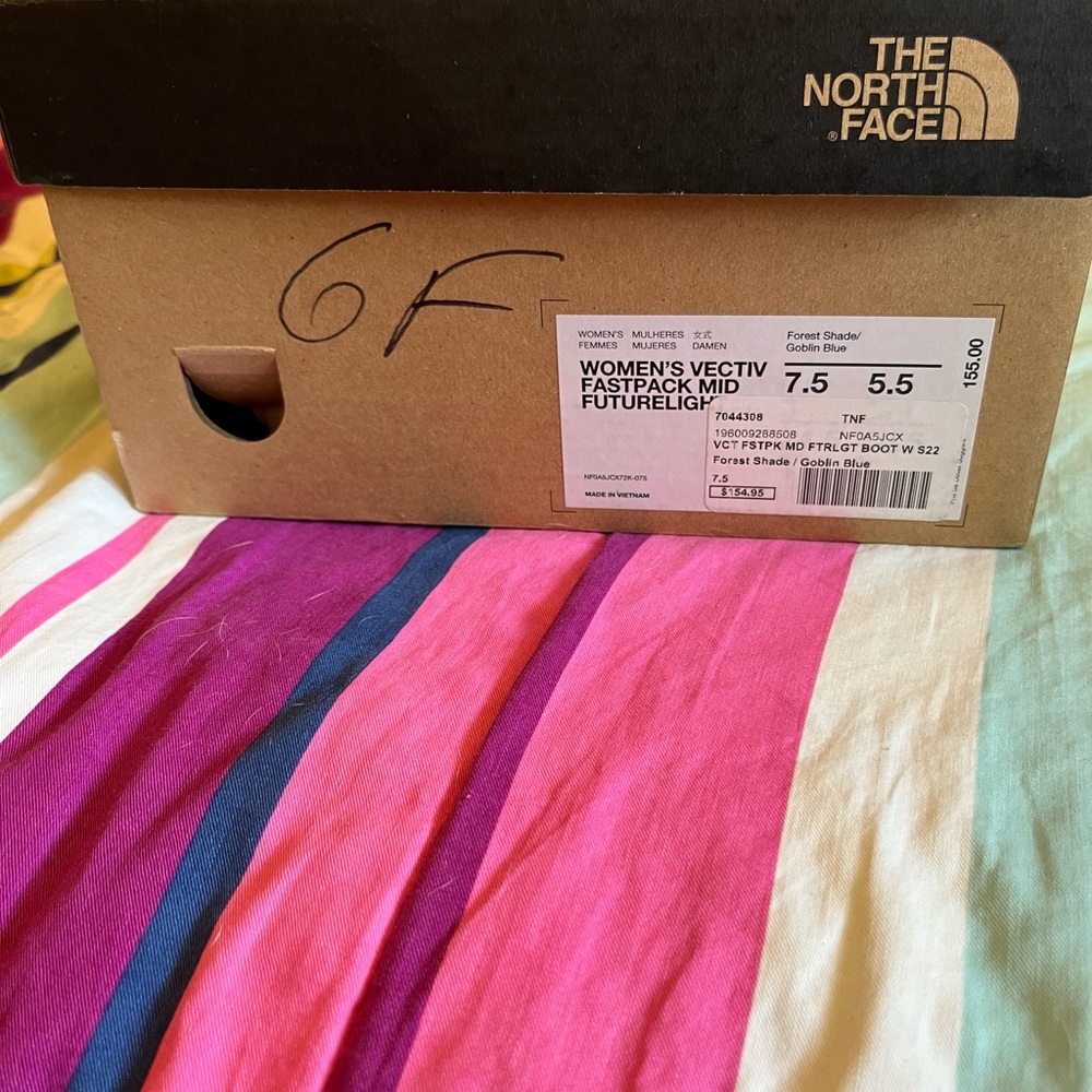 THE NORTH FACE WOMEN'S VECTIV FASTPACK MID. Size 7.5 
Rare color: FUTURELIGHT - Picture 7 of 8